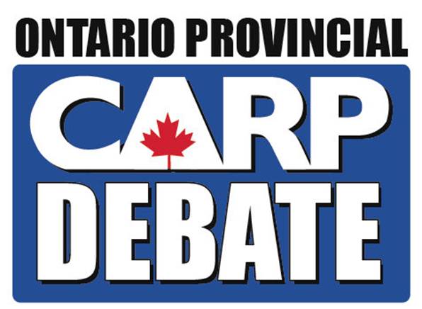 CARP Provincial Debate Logo