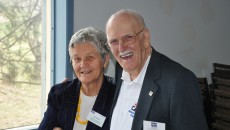 CARP Chair, Bob Stinson & Lois Rigney promoting the Big Bike